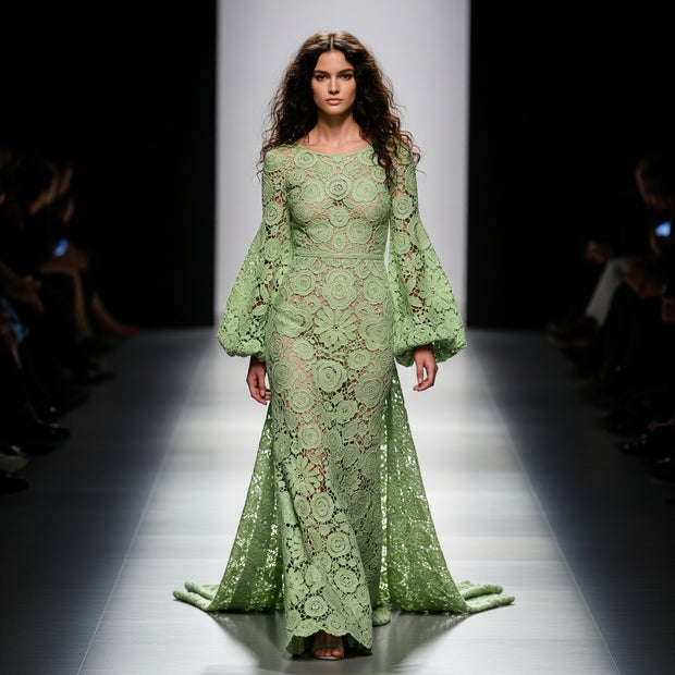 Verdant Bloom Gown