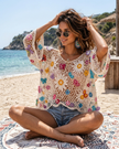 Mariposa Mandala Poncho
