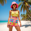Strapless Granny Square Outfit