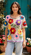 The Meadow Lattice Blouse
