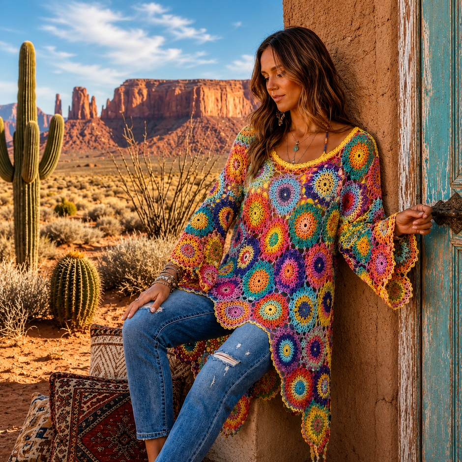 The Painted Desert Poncho