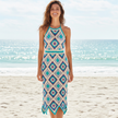 Diamond Granny Square Midi Dress