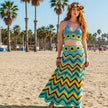 Sahara Waves Crochet Maxi Skirt
