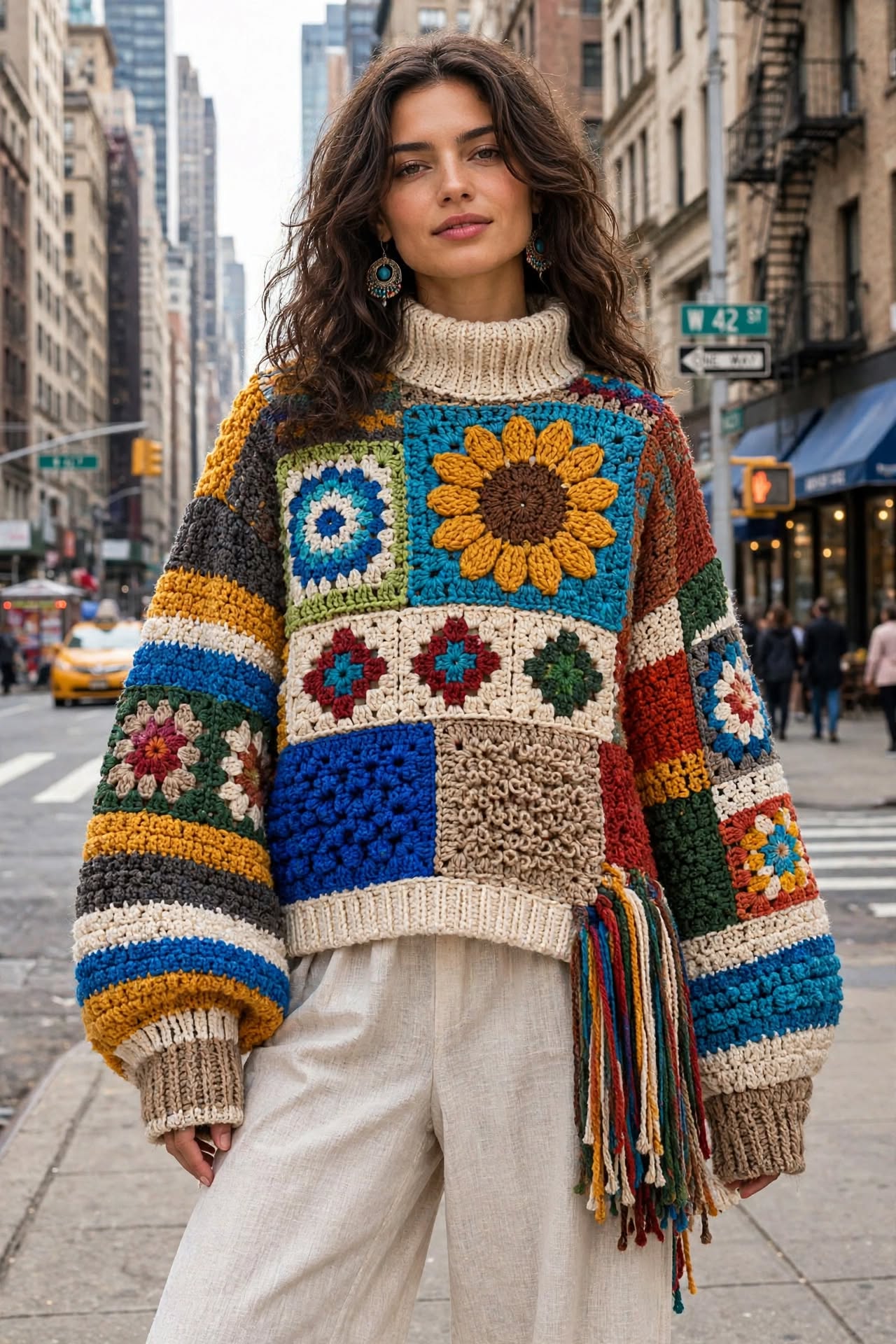 Granny Bloom Turtleneck