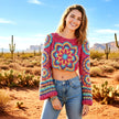 Mandala Crochet Top