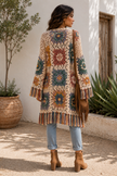 Romantic Crochet Cardigan