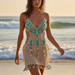 Seashell Boho Treasure Mini Dress