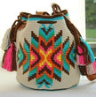 Tapestry long Handle Bucket Bag