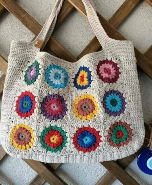 Beach Hobo Handbag crochet