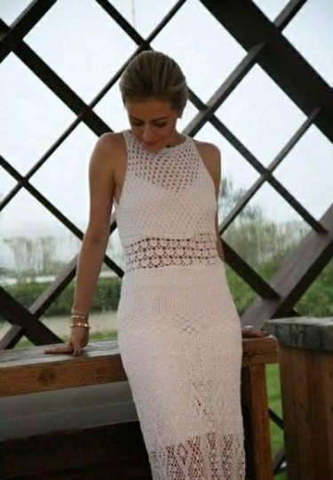 Handmade Sleeveless Wedding/Engagement Dress