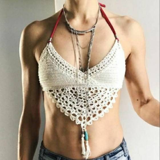 Halter Crochet Top