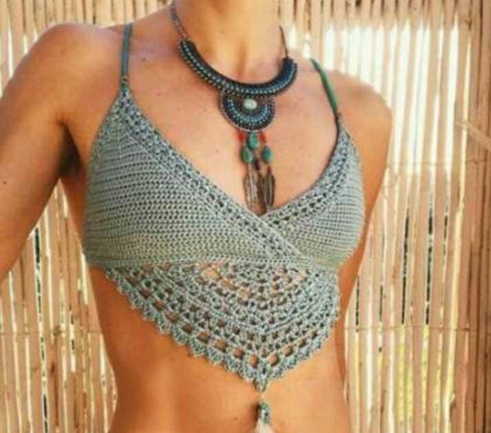 Halter Crochet Top