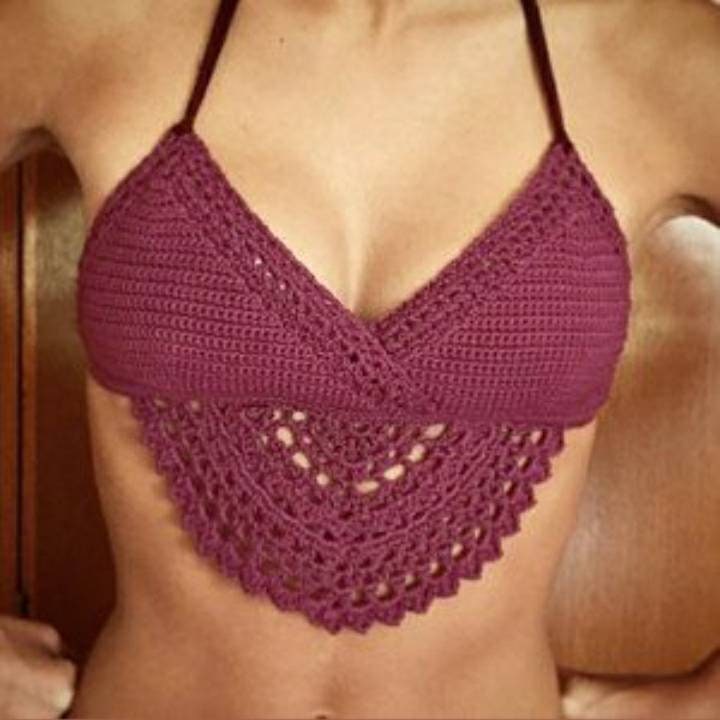 Halter Crochet Top