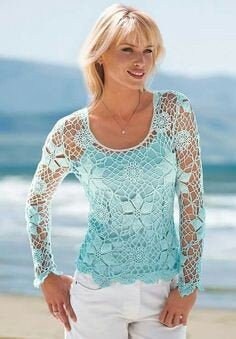 Long Sleeve Boho Blouse