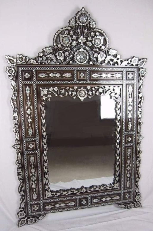 luxury Mother Of Pearl Inlaid Mirror Frame