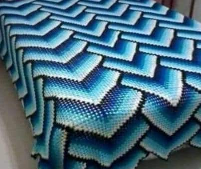 Zigzag Crochet Blanket