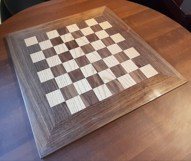 Deluxe Walnut/Mahogany Chessboard. Christmas Gift