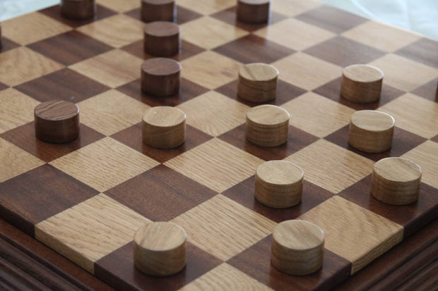 End Grain Checkers Board / Chessboard, Christmas Gift