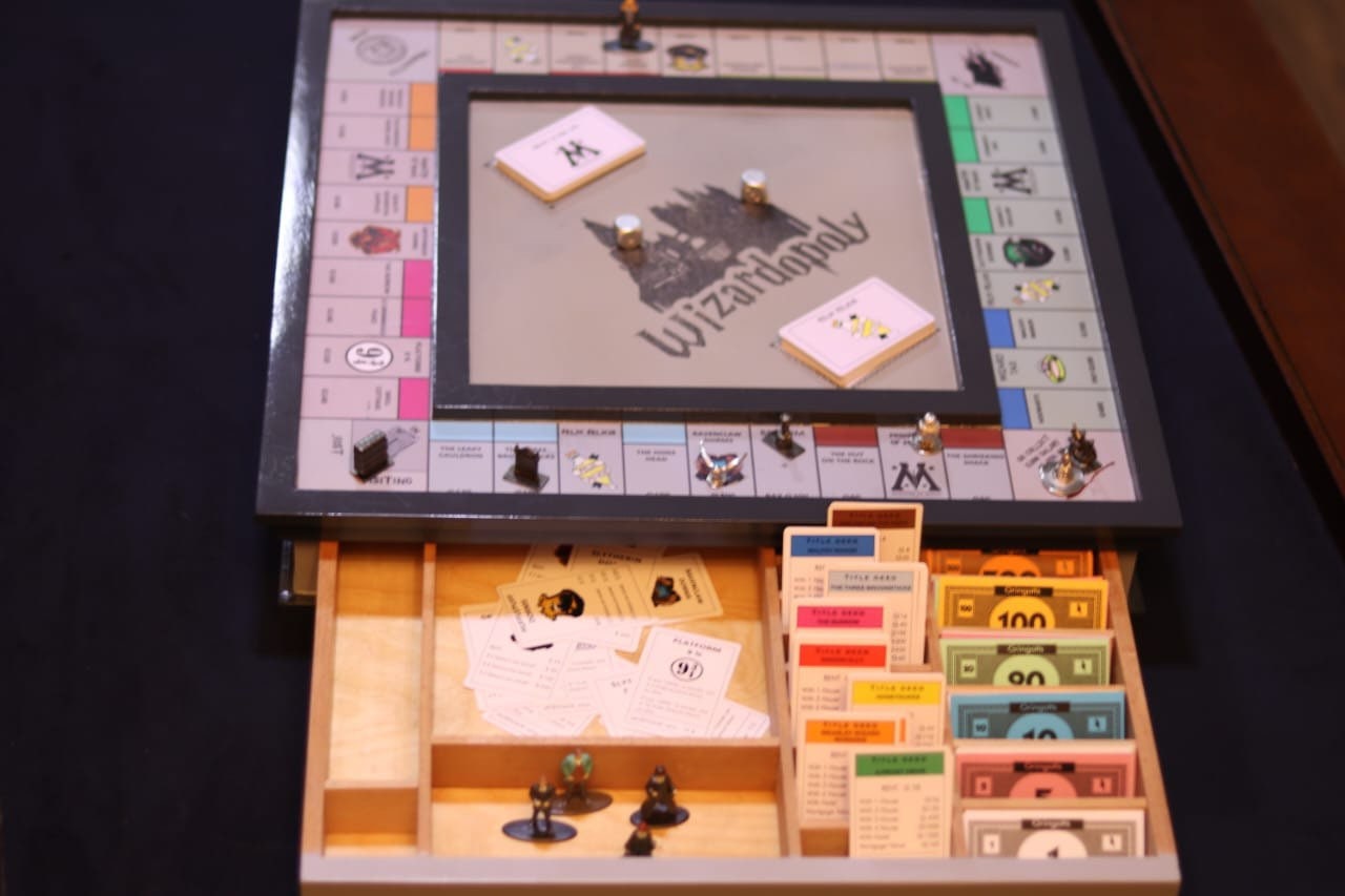 Customised Harry Potter Monopoly Wooden Board