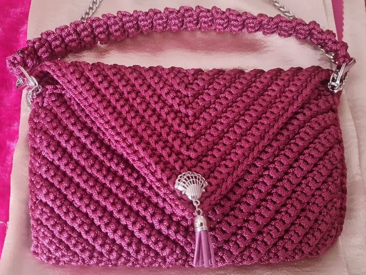 Crochet Evening Handbag/clutch