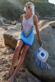 Mesh Tricolour Crochet Dress